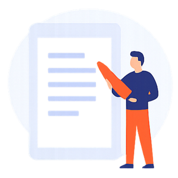 Ilustración representando planeación de espectaculares, vallas y mupis con enfoque estratégico